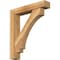 Ekena Millwork Imperial Block Rough Sawn Bracket w/ Offset Brace, Western Red Cedar, 6"W x 30"D x 34"H BKT0604X30X34IMP05RWR - alternate 1